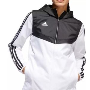 Adidas Women's Tiro Hooded Windbreaker Jacket Size M